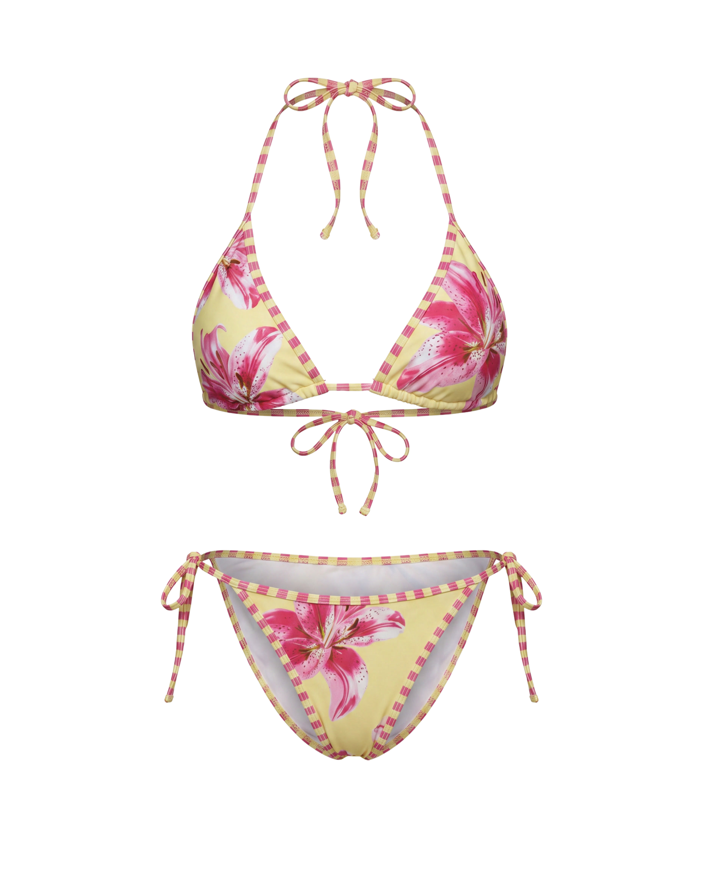 Bikini de tirantes triangulares