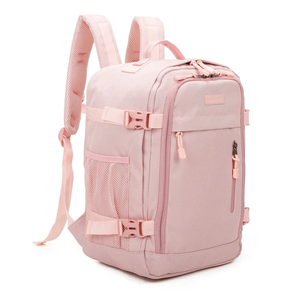 Mochila de Viaje Cabina Rosa Impermeable – Ligera, Funcional y Elegante