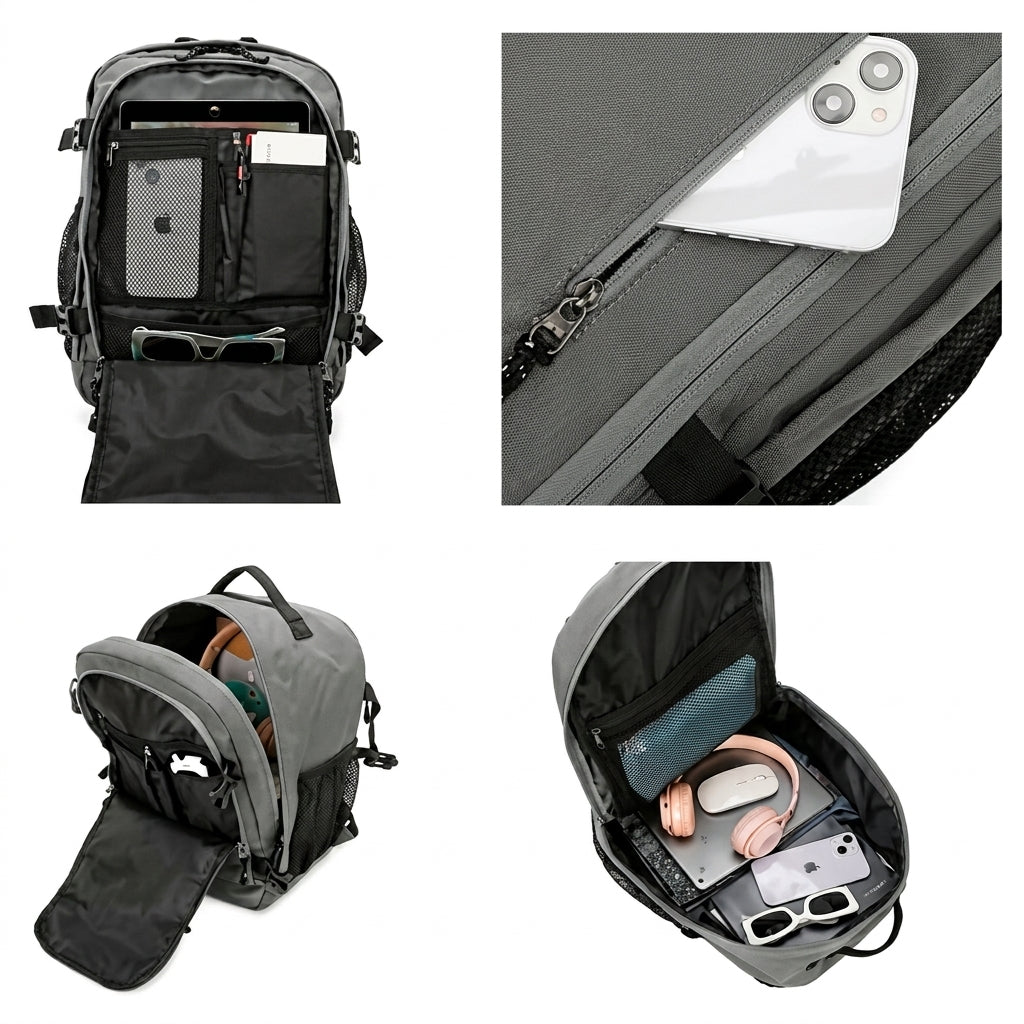 Mochila de Viaje Cabina en Poliéster – Resistente, Impermeable y Funcional
