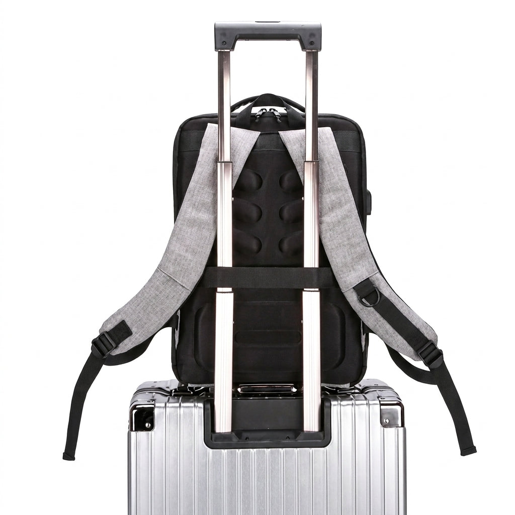 Mochila Urbana de Oxford con Compartimento para Portátil – Estilo Funcional Diario