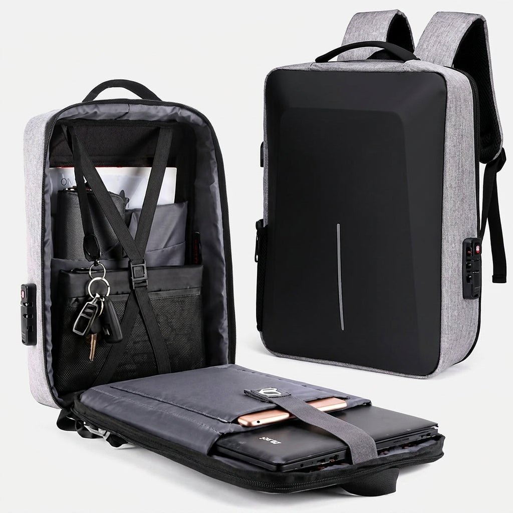 Mochila Urbana de Oxford con Compartimento para Portátil – Estilo Funcional Diario