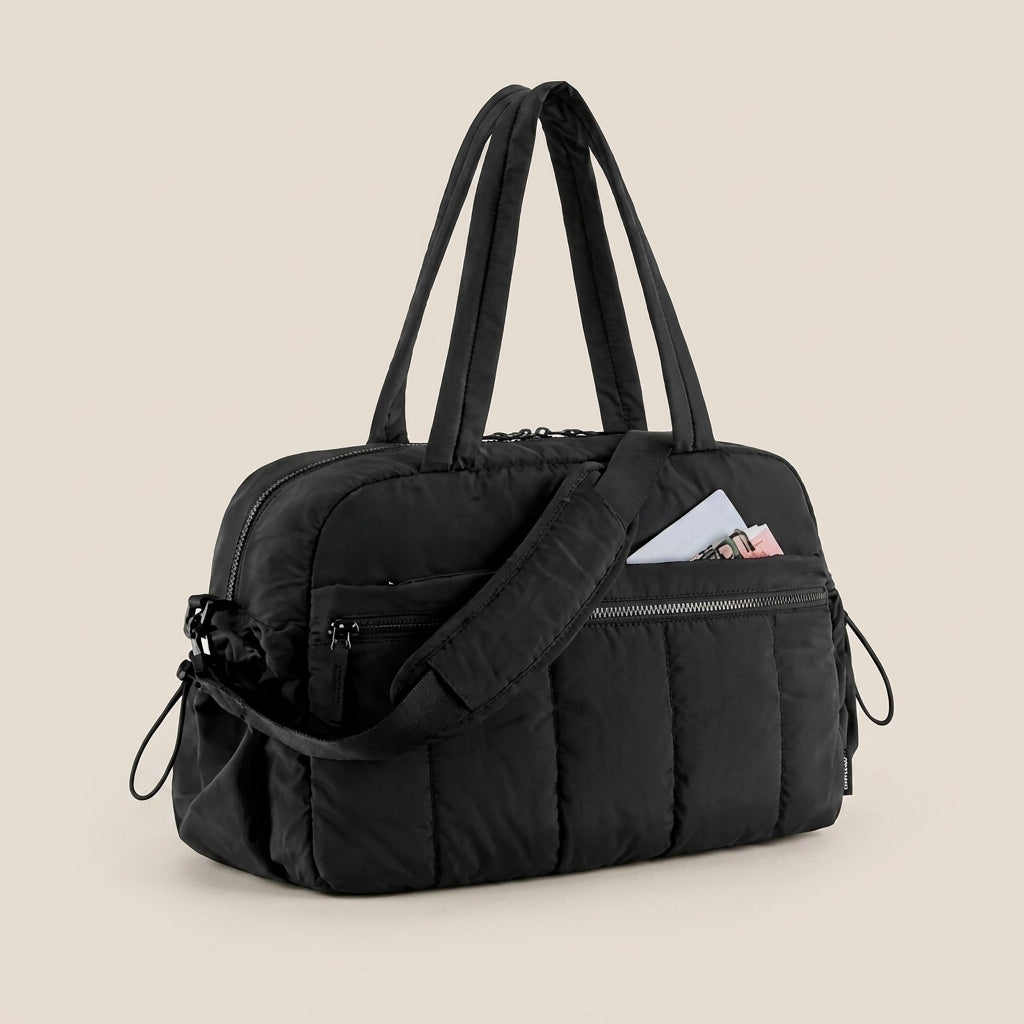 Bolsa Duffle con bolsillo PVC