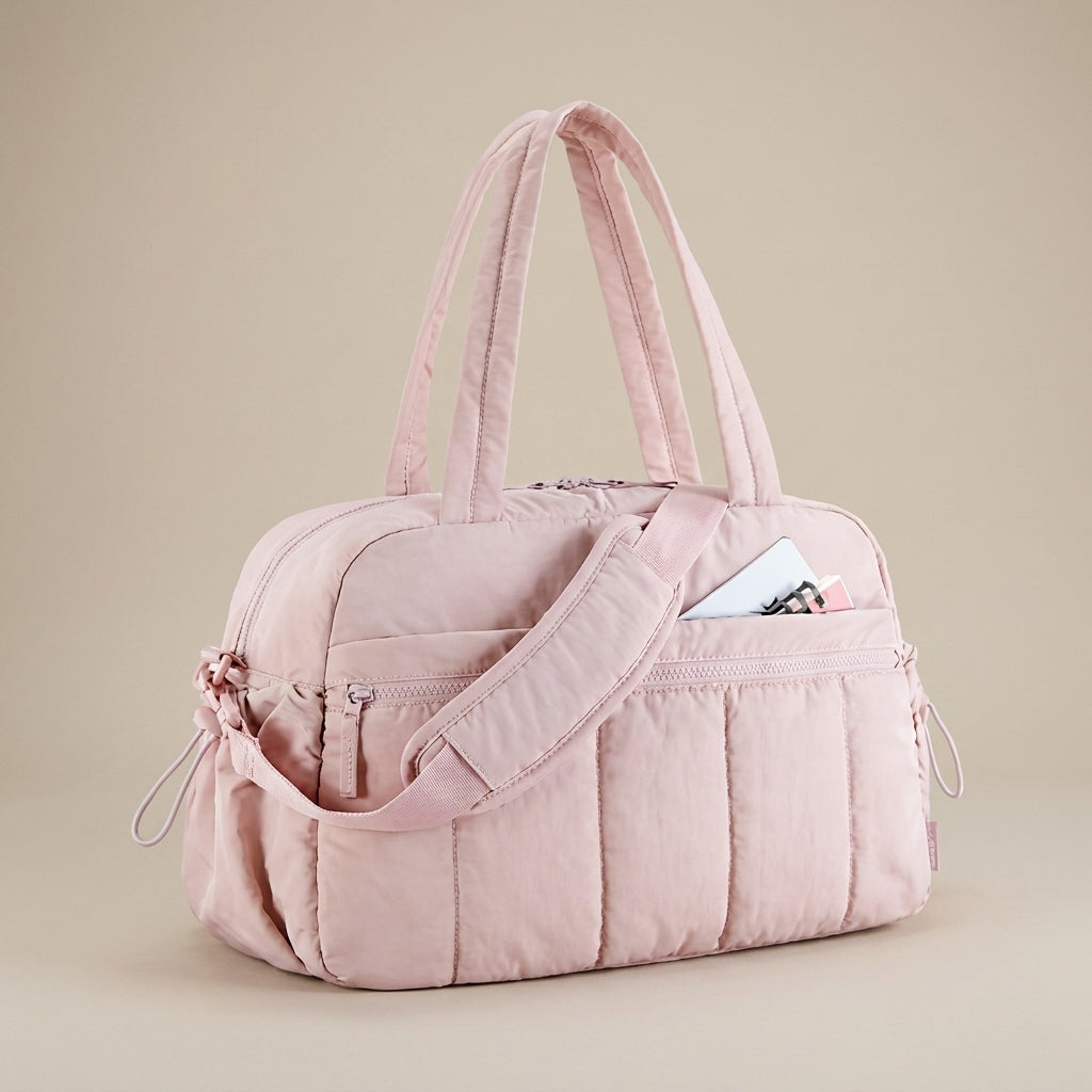Bolsa Duffle con bolsillo PVC