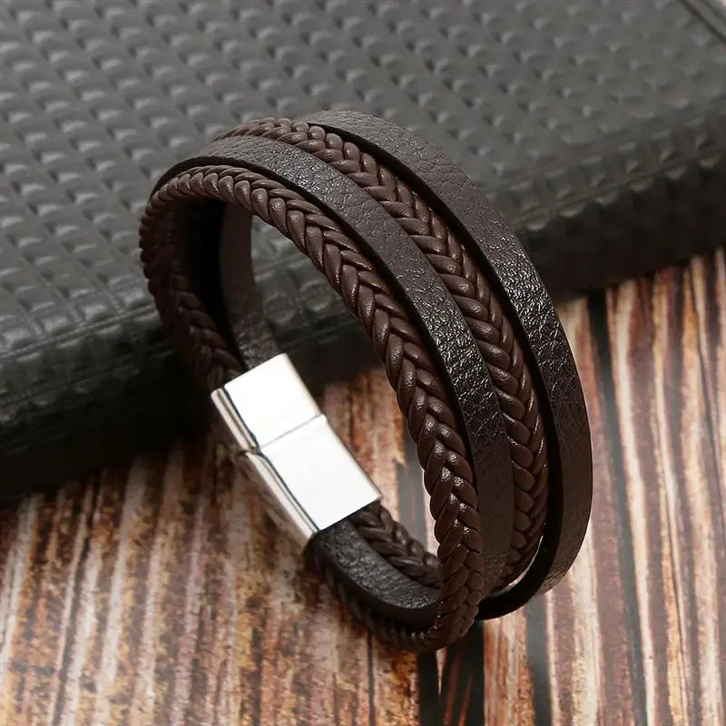 Pulsera Cuero Onyx