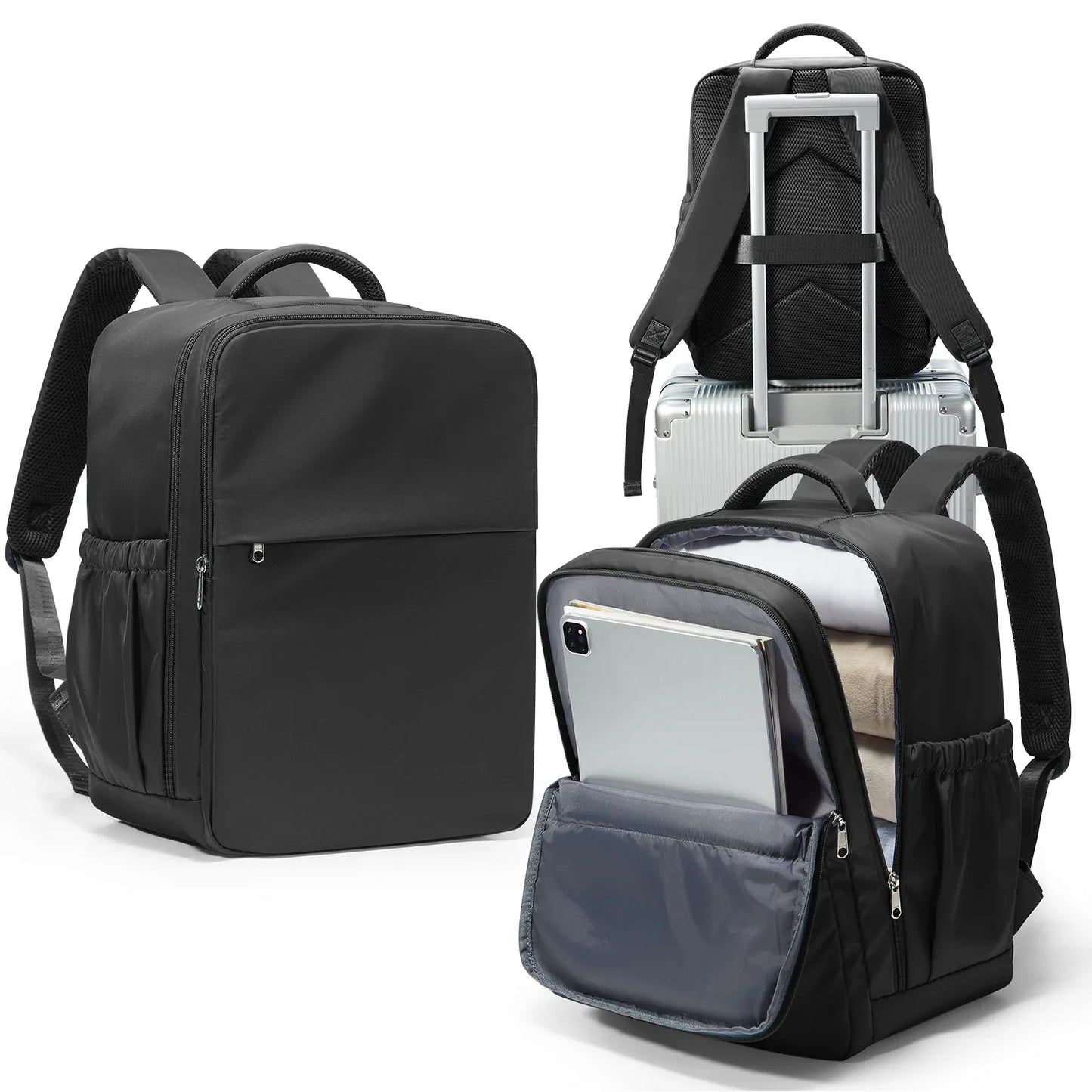 Mochila de Cabina Negro: Viaja con Estilo y Ahorro