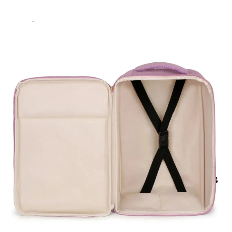 Mochila de Viaje Rosa: Medida Perfecta para Cabina y Máximo Confort