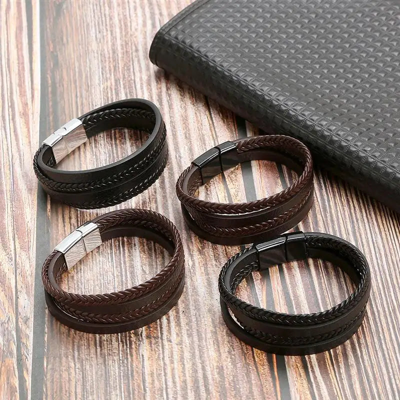 Pulsera Cuero Onyx