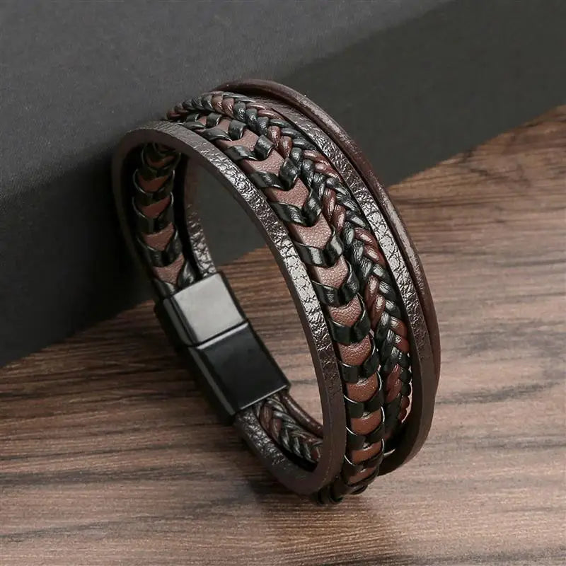 Pulsera Cuero Onyx