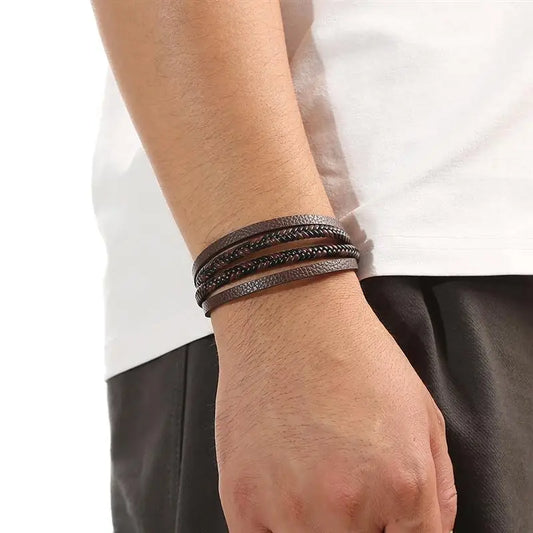 Pulsera Cuero Onyx