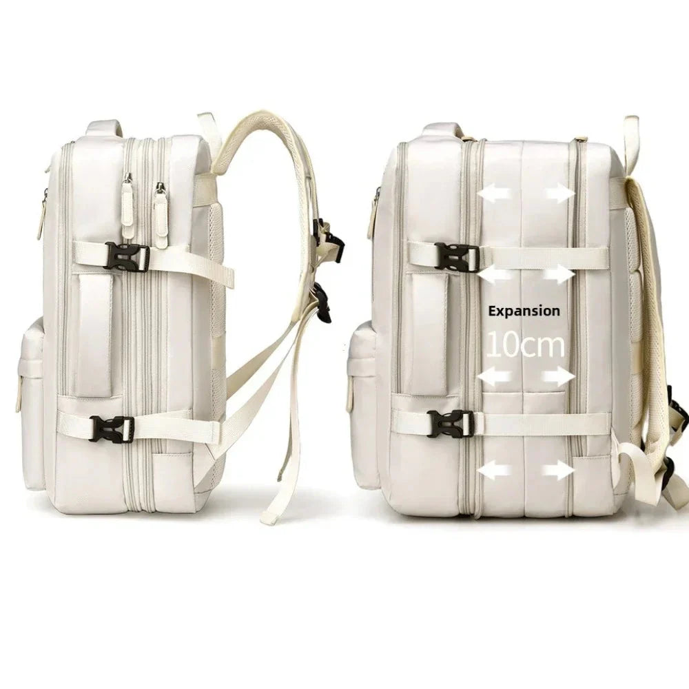 Mochila de Viaje Expandible – Gran Capacidad y Organización Inteligente