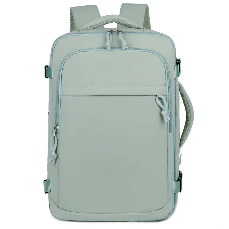 Mochila de Viaje Azul Claro: Capacidad Inteligente y Aprobada para Cabina