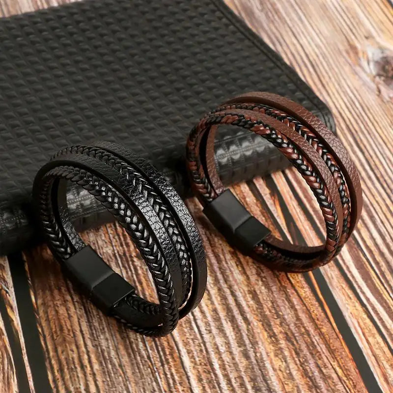 Pulsera Cuero Onyx
