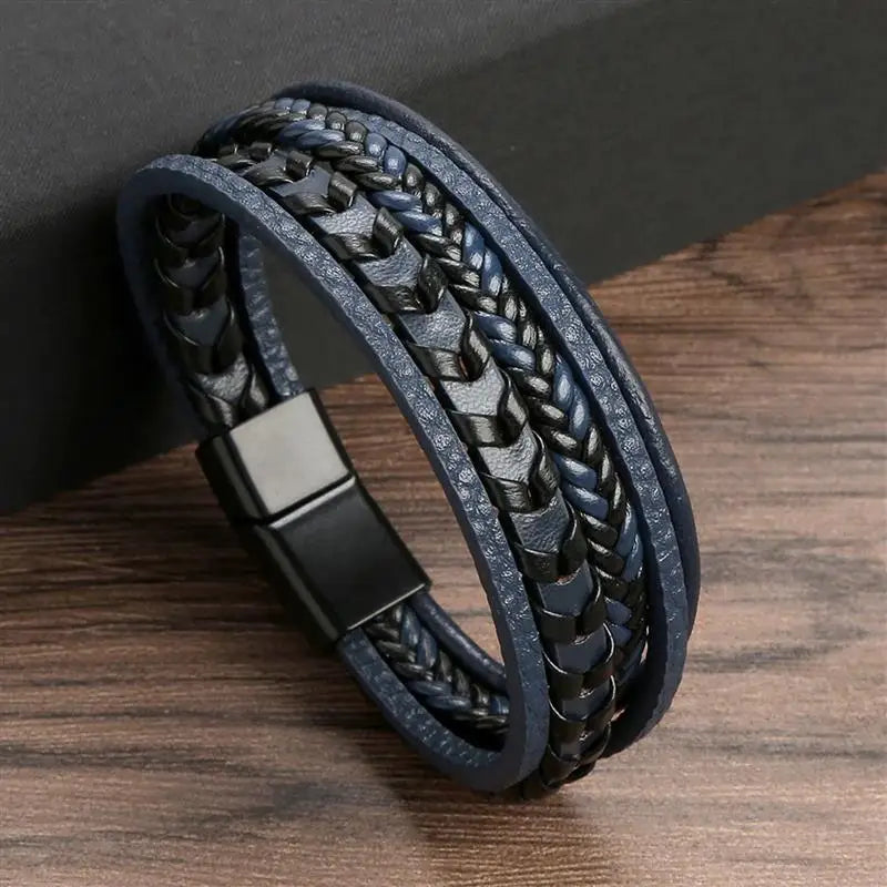 Pulsera Cuero Onyx
