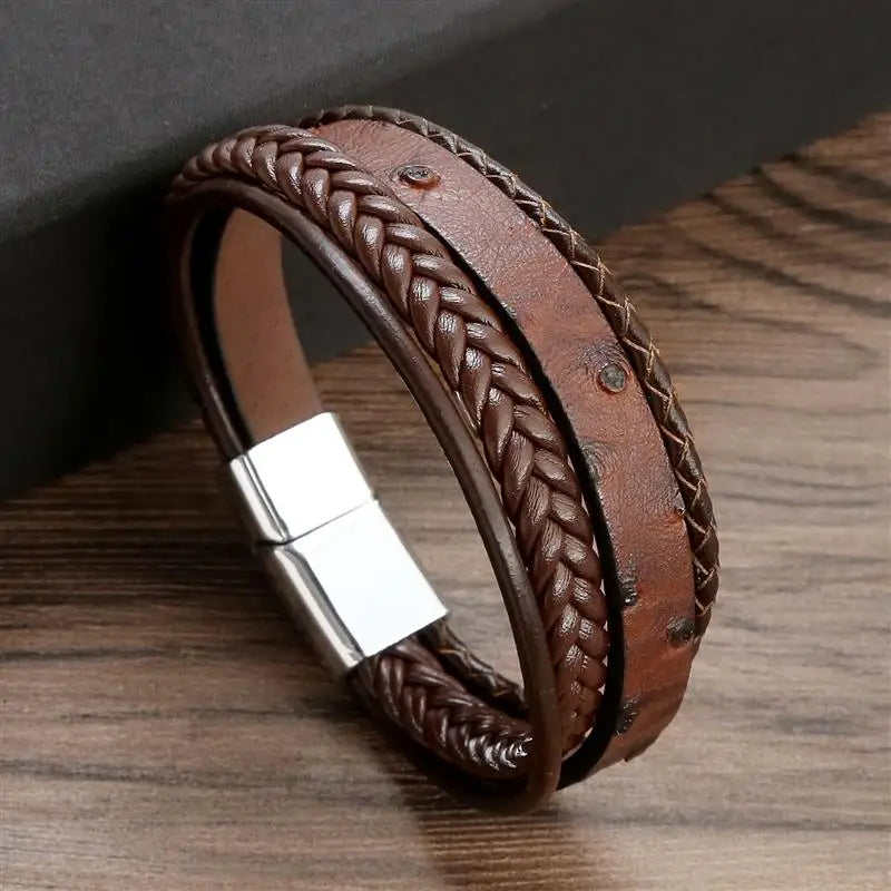 Pulsera Cuero Onyx