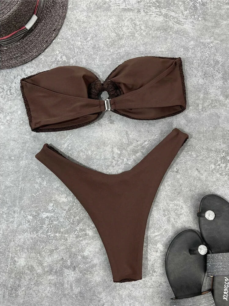 Conjunto Bikini sin tirantes