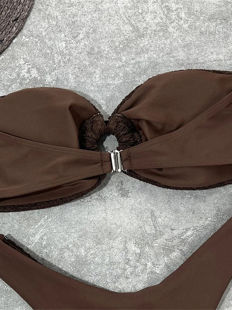 Conjunto Bikini sin tirantes