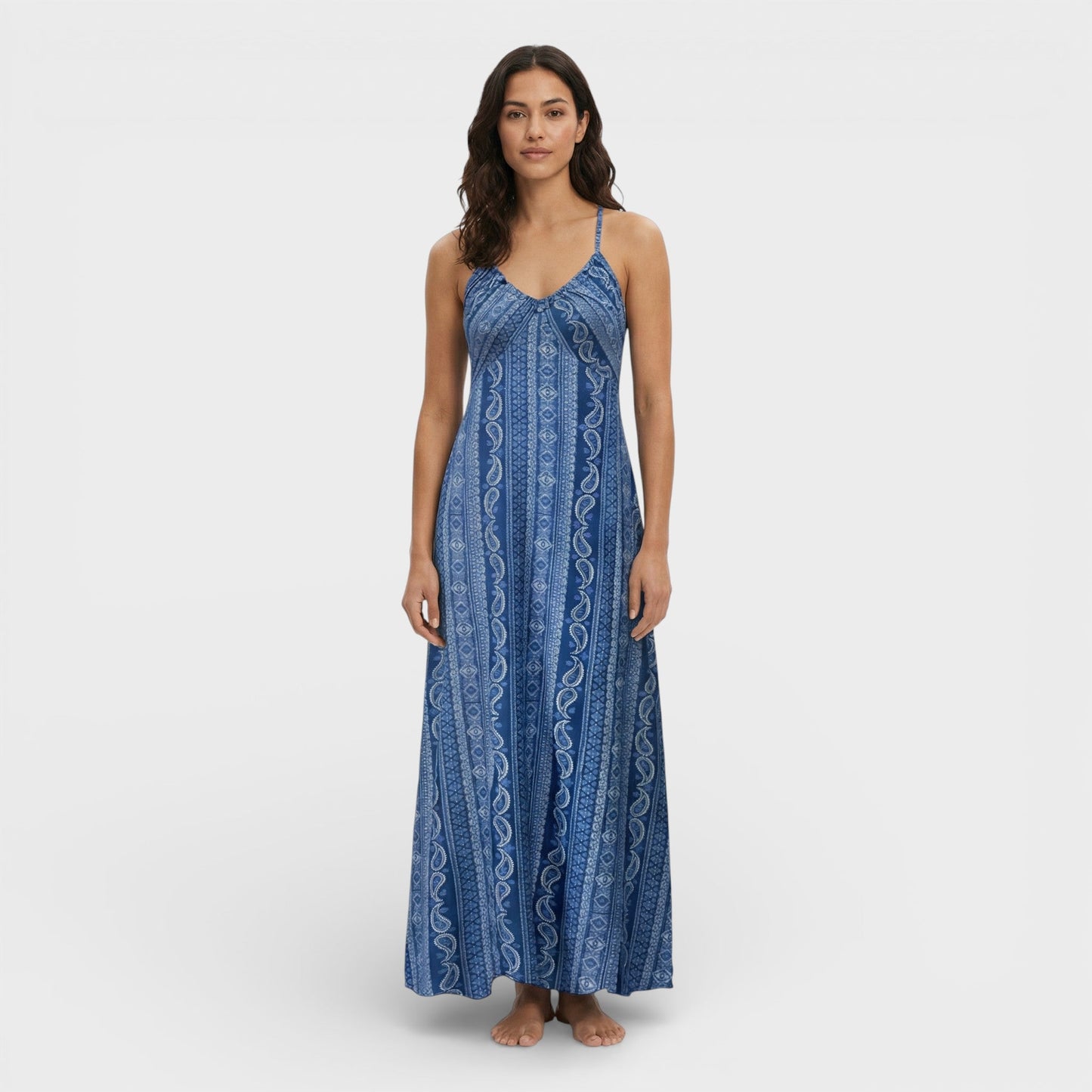 Vestido Bohemio Estampado Étnico