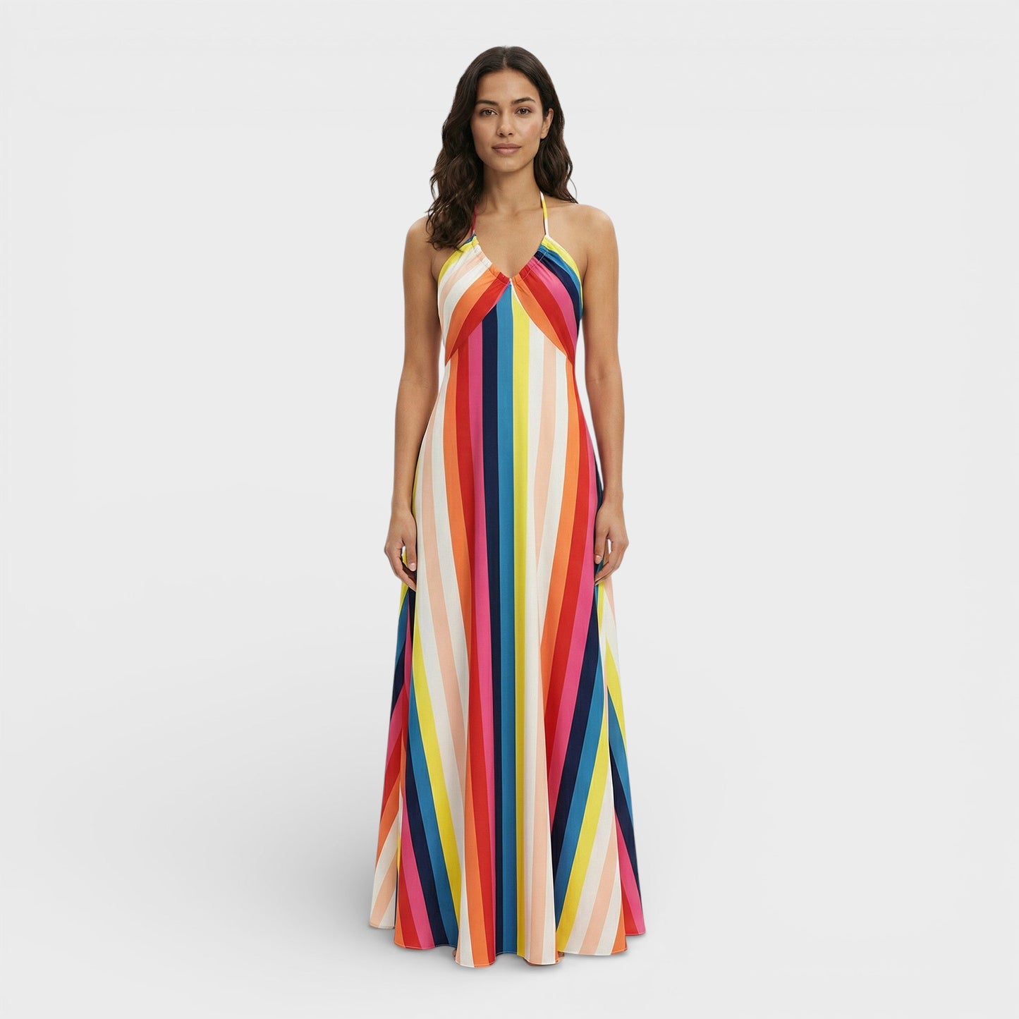 Vestido Bohemio Estampado Étnico