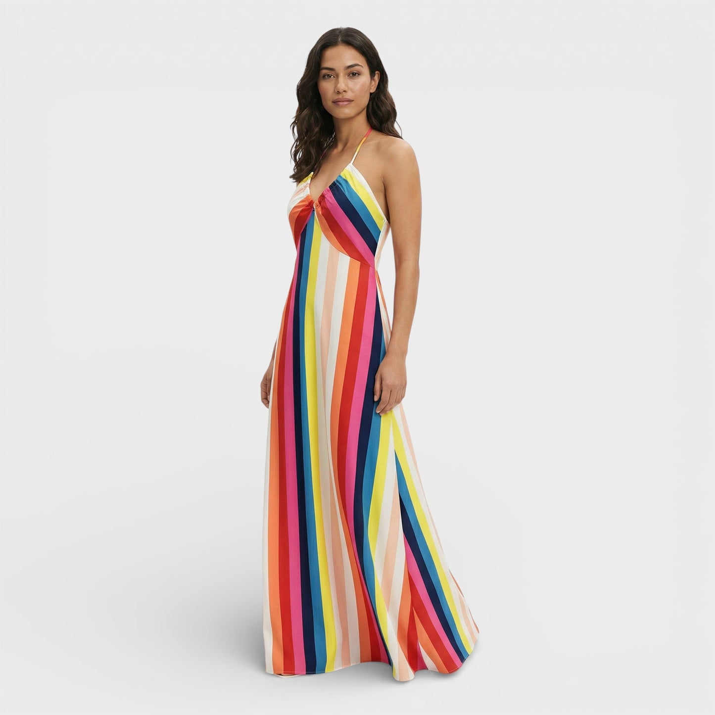 Vestido Bohemio Estampado Étnico