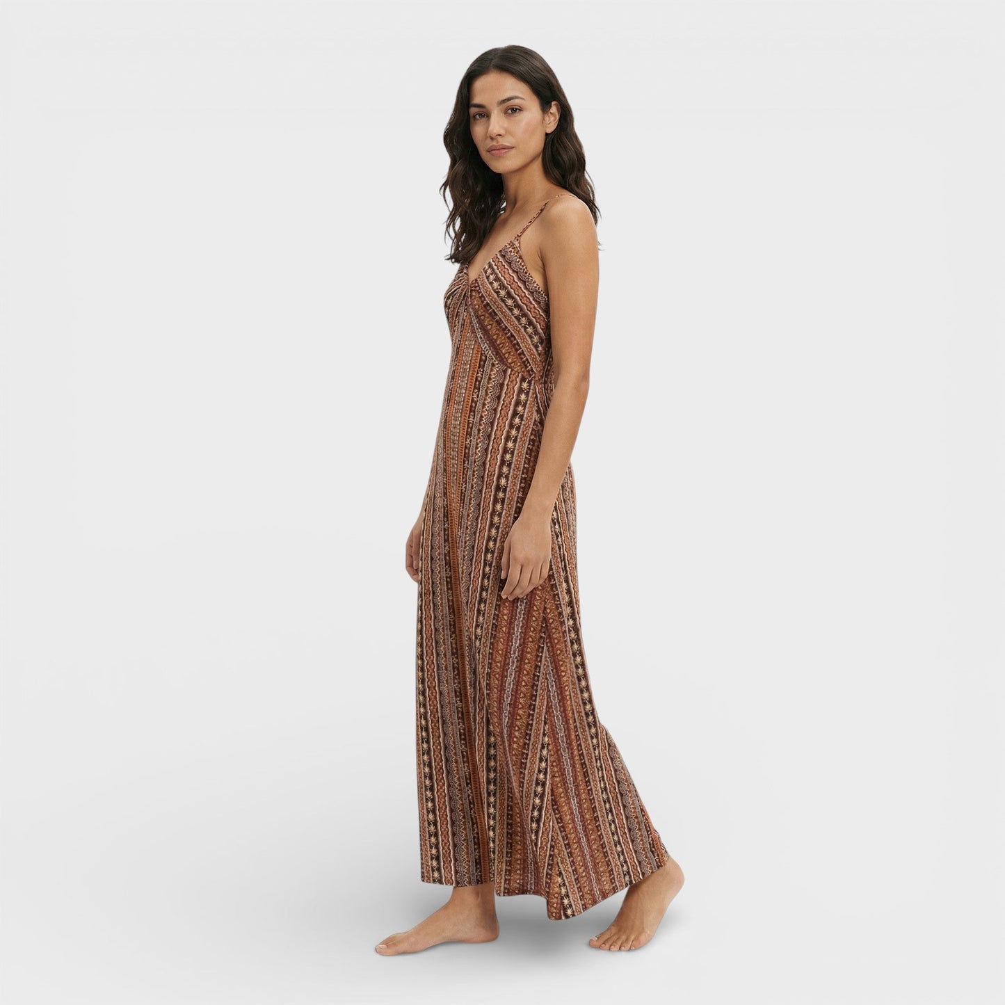 Vestido Bohemio Estampado Étnico