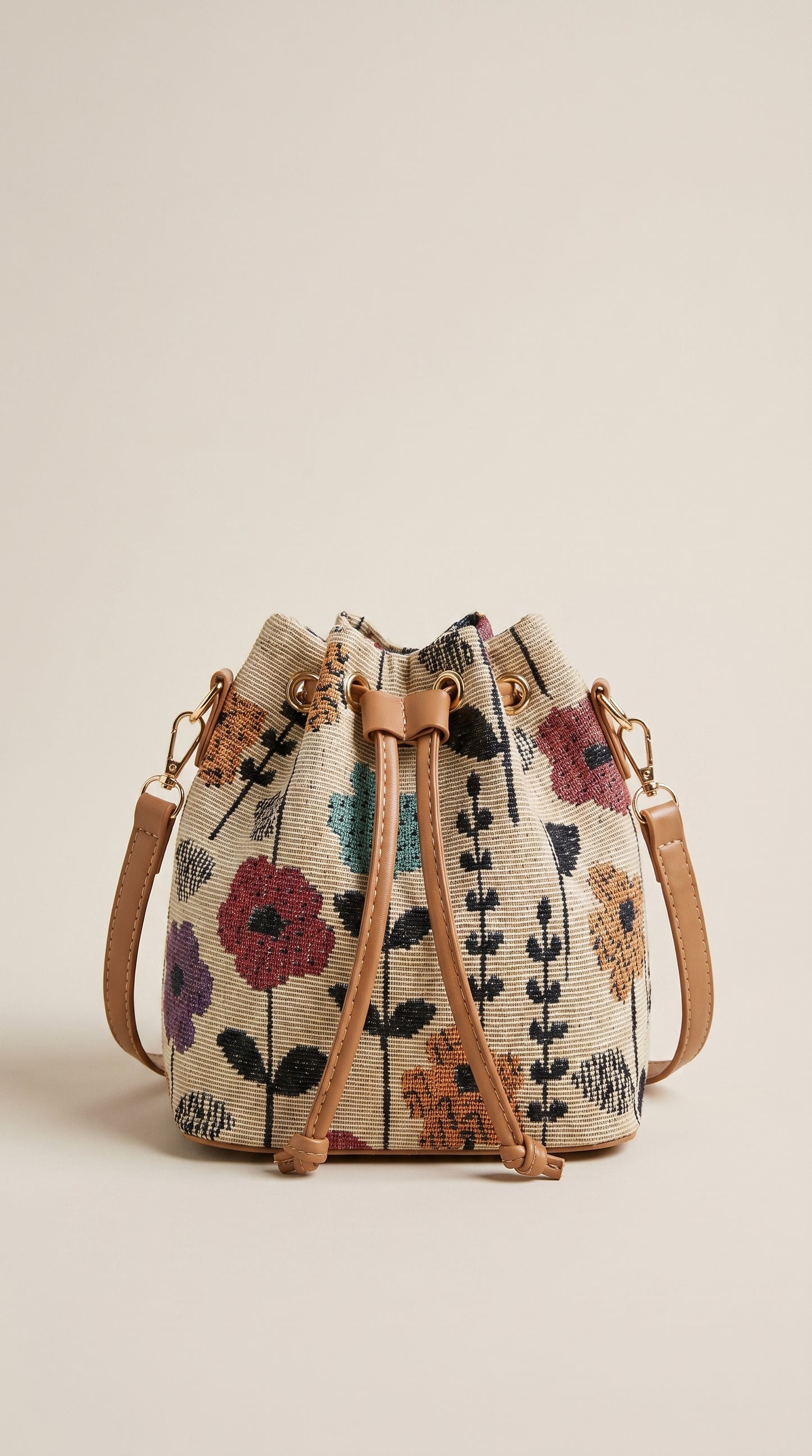 Bolso Étnico Estampado Floral