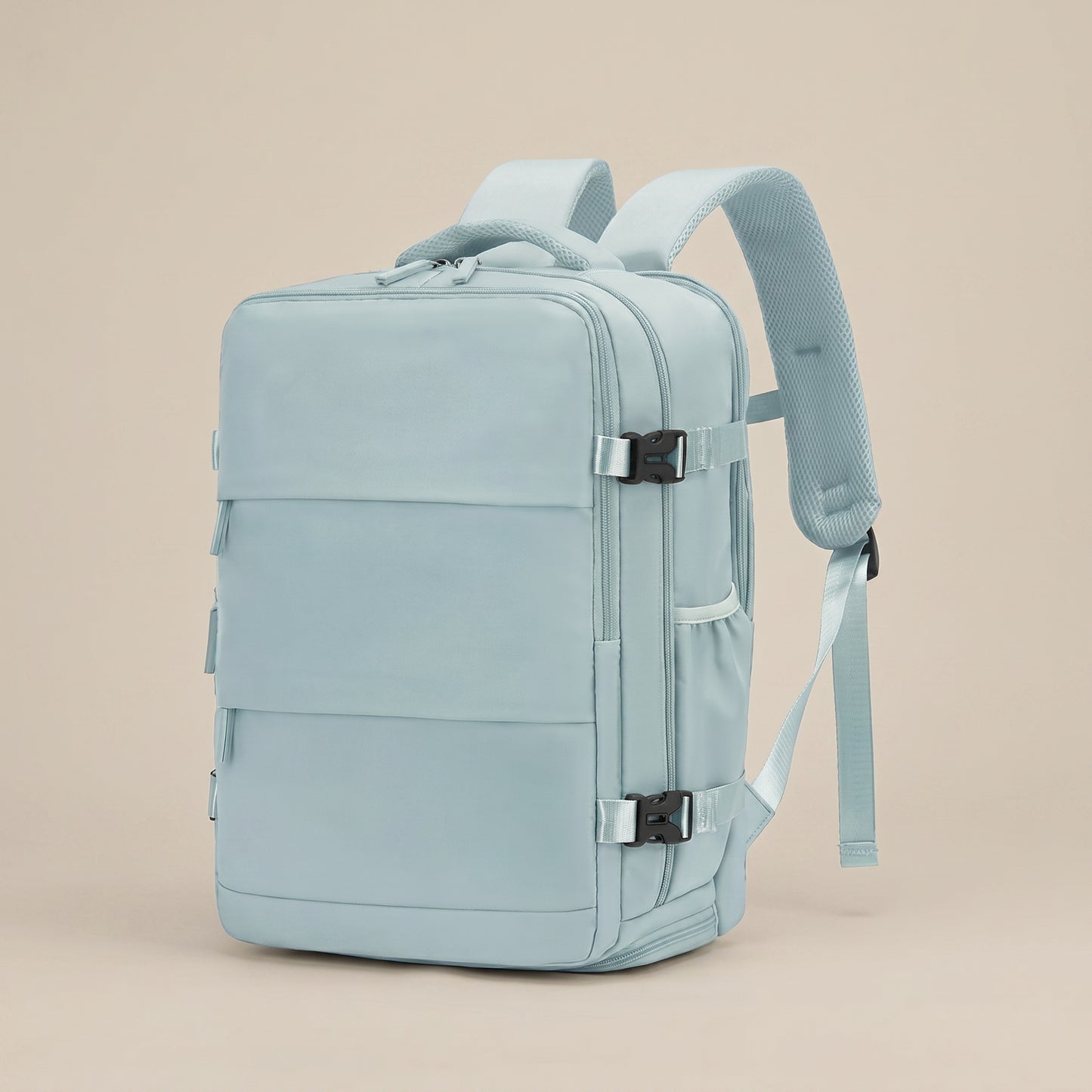 Mochila de Viaje Pro Azul Cielo – Diseño Impermeable y con Compartimento para Zapatos