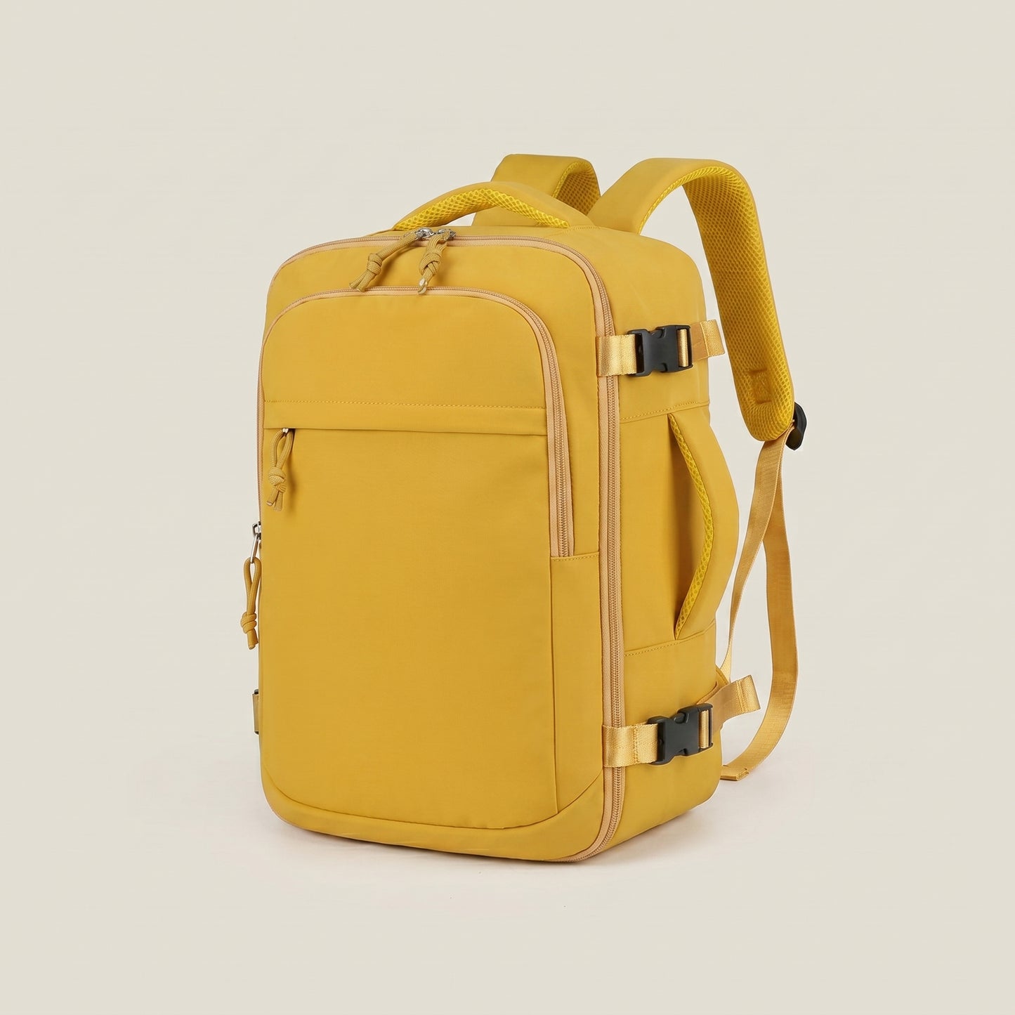 Mochila de Viaje Amarilla: Máxima Capacidad y Aprobada para Cabina