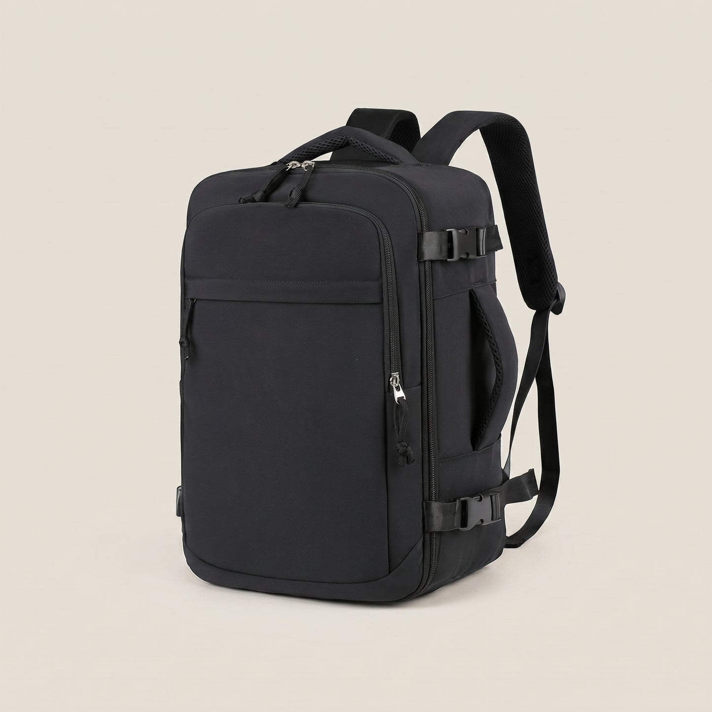Mochila de Viaje Negra: Aprobada para Cabina y Máxima Capacidad